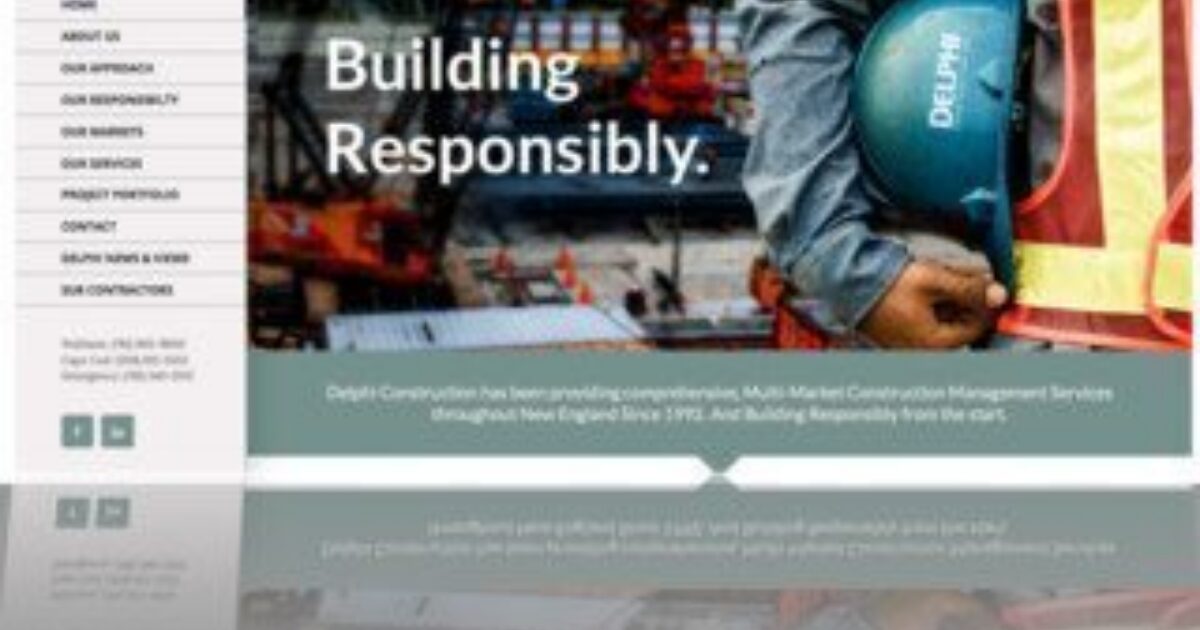 Delphi Construction Re-Branding | Delphi Construction